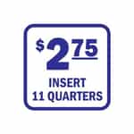 15153 Insert 11 Quarters Blue and White Decal