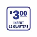 15154 Insert 12 Quarters Blue and White Decal