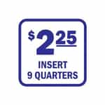 15151 Insert 9 Quarters Blue and White Decal