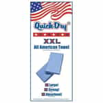 Quick Dry All American XXL Blue Towels Decal - DEC PTXLBL