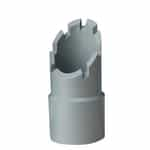 Gray Vac Upholstery Cuff 2"