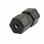 Parker P6UC6 Fast-Tite Compression-Style Plastic Union Connector, 3/8 T X 3/8 T