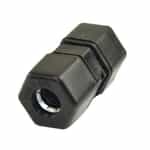 Parker P8UC8 Fast-Tite Compression-Style Plastic Union Connector, 1/2 T X 1/2 T