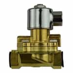 G.C. Valves S211AF24K4DG1 Brass Normally Closed Solenoid Valve