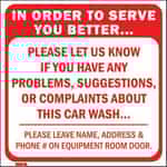 51011-SIN Instruction Sign