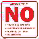 51019-SIN Instruction Sign