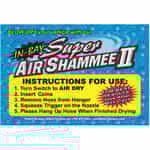INBAYSIGNSS2 Diskin Air Shammee II Instruction Sign