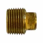 28-085 Square Head Brass Barstock Plug
