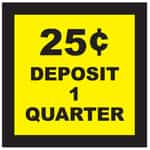 15016 Deposit 1 Quarter Decal