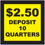 15066 Deposit 10 Quarters Decal