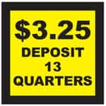 15259 Deposit 13 Quarters Decal