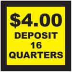 CB0347-16 Deposit 16 Quarters Decal