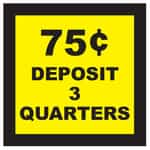 15018 Deposit 75¢ Decal