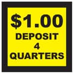 15019 Deposit 4 Quarters Decal