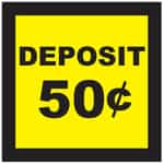 CB0440-2 Deposit 50 Cents Decal