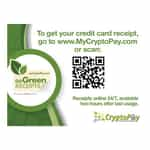 CryptoPay GoGreen Medium Label