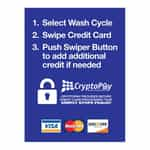 CryptoPay Wash Cycle Label