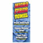 Blue Microfiber Towel Overlay