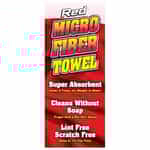 Red Microfiber Towel Overlay