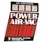 GinSan Air Vac Decal DKAV100
