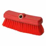 88-R-R Universal Brush Red Plastic and Nylon Foam Brush