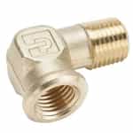 Parker 1202P-6-6 Brass Elbow