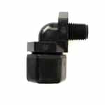 Parker P8ME4 Fast-Tite Compression-Style Plastic Male 90-Degree Elbow