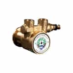 fluid o tech brass rotary vane pump with clamp mount