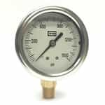 OCI Instruments 3034L 1500L Liquid-Filled Pressure Gauge