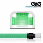 G&G LED Green Hot Wax Lava Lights GG-ARCH-14-GRN