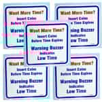 21653 GinSan Want More Time Decal - 5 Per Pack