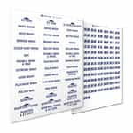 Hamilton 96-5091B Pay Station Decals with Blue Text