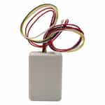 white contact output module with various colored wires