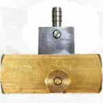202BS Brass Adjustable Injector with SS Knob
