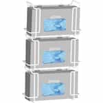 Triple Wire Glove Box Wall Mount Dispenser 553