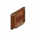 Bronze FInish Wall Mount Lighting Bracket