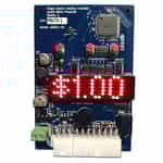 399-111 Laurel Metal Single Column Circuit Board Blue