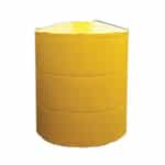 Light Pole Yellow Base Guard - 24" Round