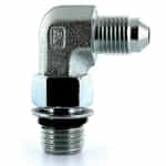 Parker 3/8" Male JIC x 9/16" Male SAE 90° Elbow Triple-Lok Tube Fitting 6C5OX-S