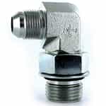 Parker 3/4" Male JIC x 1 1/16" Male SAE 90° Elbow Triple-Lok Tube Fitting 12C5OX-S
