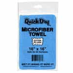 Blue microfiber towel