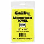 Yellow microfiber towel