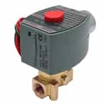 Asco 120V Brass Red Cap Solenoid