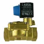 SC8238T405 Asco S Series 1/2 Inch Normally Closed Brass Solenoid Valve - 24 VDC