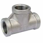 62-252 Stainless Steel Tee - 3/8 Inch F x 3/8 Inch F x 3/8 Inch F