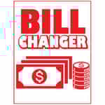 SI0124 Bill Changer Car Wash Sign
