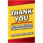 SI0800S17 Kleen-Rite Corp Thank You Sign Insert