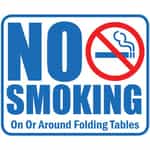 SIKRL102 Kleen-Rite No Smoking Around Equipment Laundromat Sign - 10" x 12"