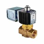 Dema OA414P.3 Normally Open Brass Solenoid Valve, 1/2 In. Ports, 24VAC