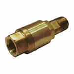 15950 Spraying Systems Brass Self-Lubricated Straight Swivel - 3/8 MNPT x FNPT